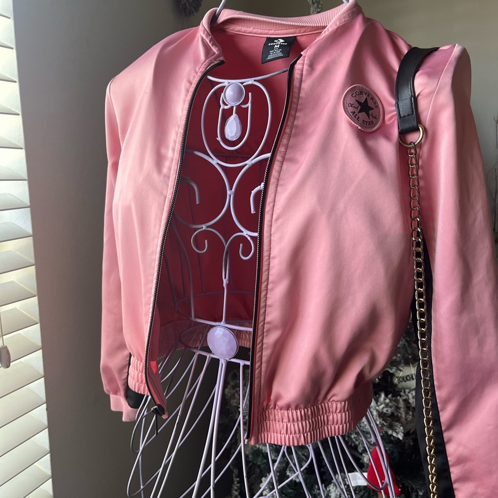 Converse Pink Satin Jacket/Blazer (childs)